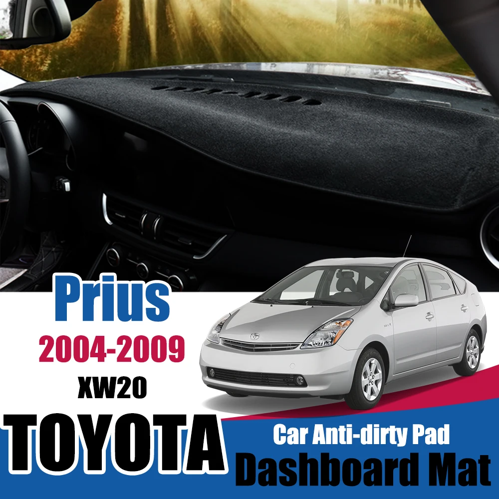 

Sunshade Dashmat Car Accessories for Toyota Prius 20 2004 2005 2006 2007 2008 2009 XW20 Anti-Slip Mat Dashboard Cover Pad Rug