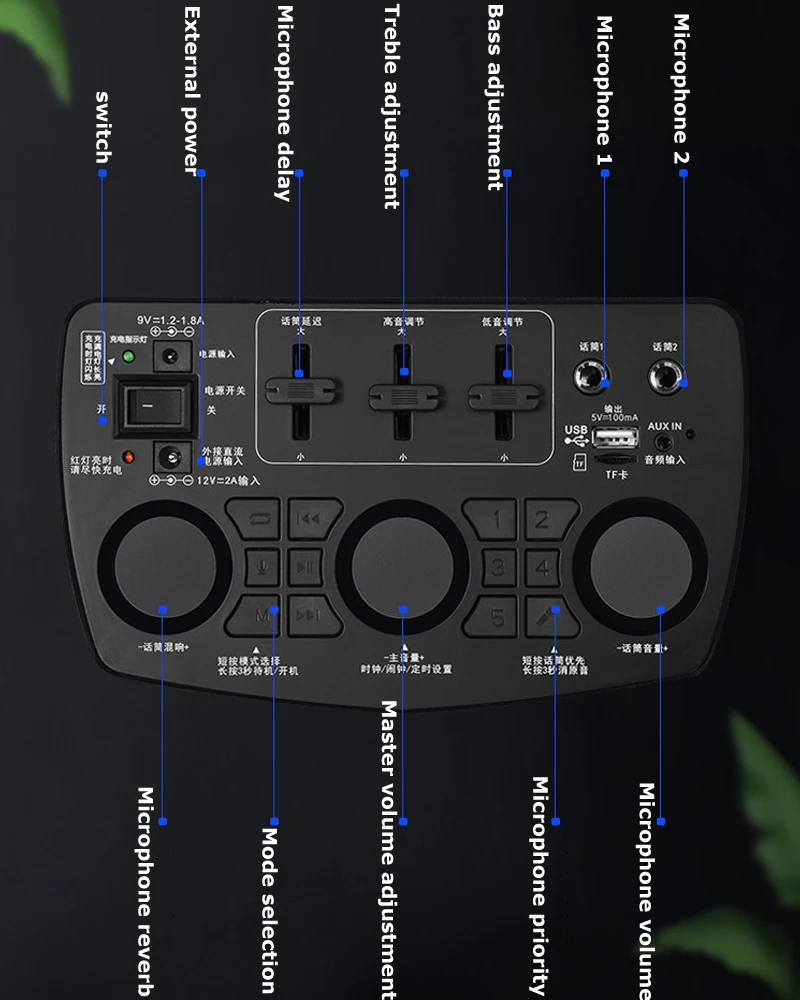 Bluetooth динамик T50 на колесиках с микрофоном|Портативные колонки| |