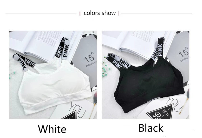 

Women Crop Top Cropped Padded Bra Tank Top Fitness Stretch Women's Tanks Workout Bras