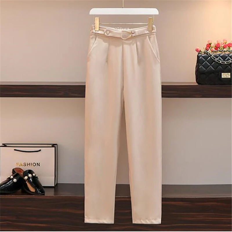 

2021 Spring Fashion New High-Quality Long-Sleeved Shirt Top + Casual Pants Two-Piece Suit Temperament Suit Trendy H176