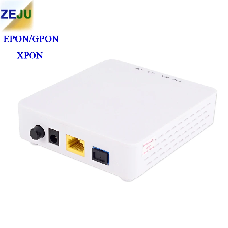 

10pcs ONT ONU XPON EPON/GPON Dual mode 1GE ONU ONT With Single Lan Port Apply to FTTH Modems, Terminal English version