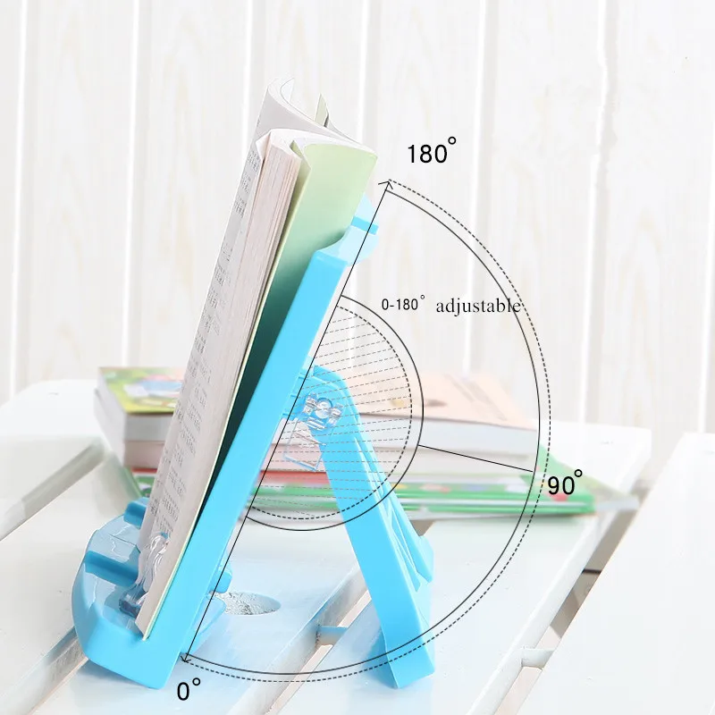Портативная подставка для книг держатель чтения полка документов складной
