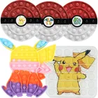 Pokemon Pop it Fidget Toys GoBang 20,5 см Радужный Настольный детский Пикачу; Чаризард Bulbasaur Squirtle Push Fidget relice Autism