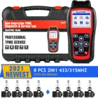 Программатор Autel MaxiTPMS TS508, инструмент TPMS + датчики MX, программатор TPMS, автомобильный диагностический инструмент OBD2 TS508K, устройство для считывания кодов шин