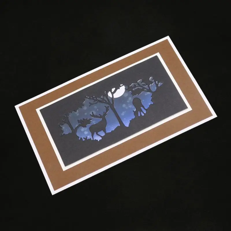 Металлические Вырубные штампы с изображением леса|Вырубные штампы| |