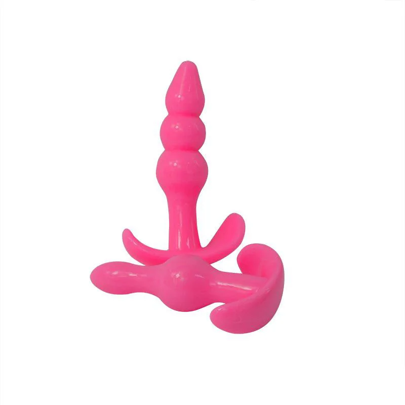 4 шт. Анальная пробка для точки G секс игрушки TPE женщин и мужчин гладкая взрослых