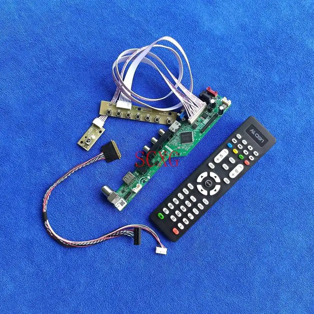 40-Pin LVDS LCD LED Fit M101NWT2/M101NWT4 Monitor controller drive board 1024*600 Kit Signal analog AV VGA USB HDMI-compatible аксессуар palmexx hdmi vga px hdmi vga