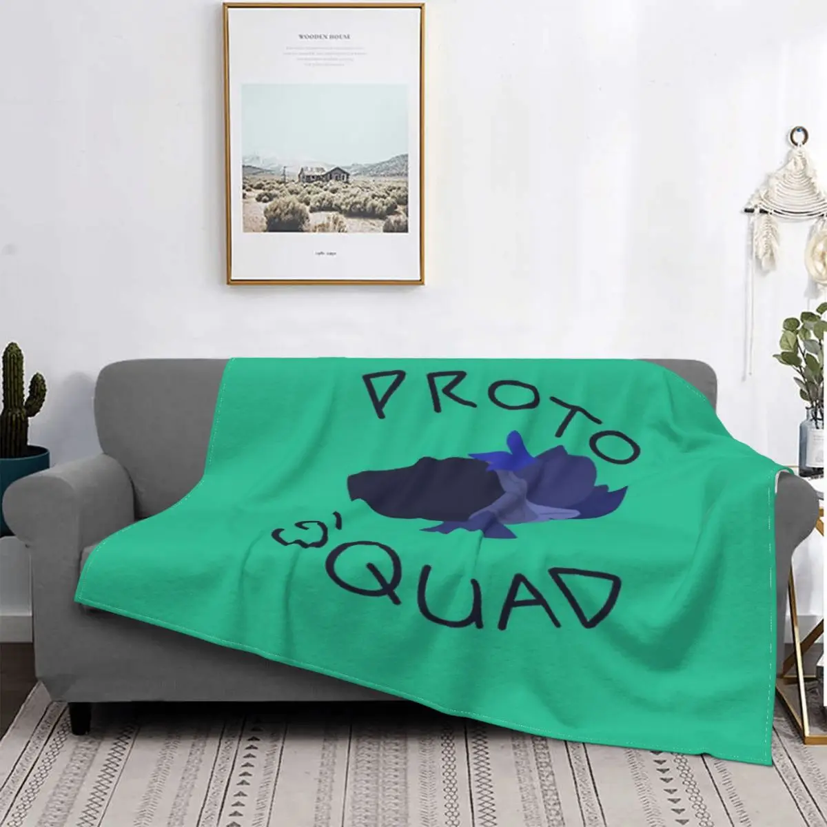 

Proto Squad Blanket Bedspread Bed Plaid Muslin Sofa Blanket Hooded Blanket Home Textile Luxury