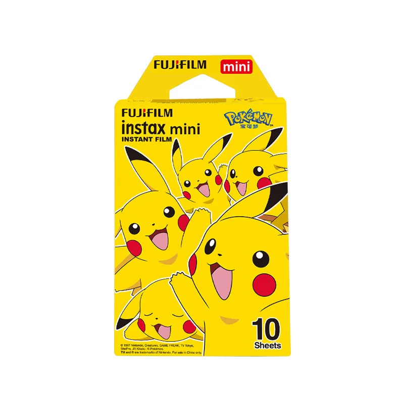 Новая Fujifilm Instax Mini Film 9 8 Pokemon цветная пленка для Fuji 7s 25 70 90 мгновенная
