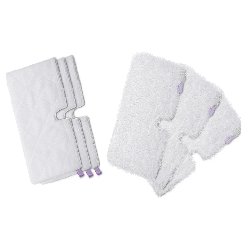 

6Pcs Microfiber Cleaning Mop Pads Replacement Steam Mop Pad Covers for Shark Steam Pocket Mops S3901 S3501 S3601