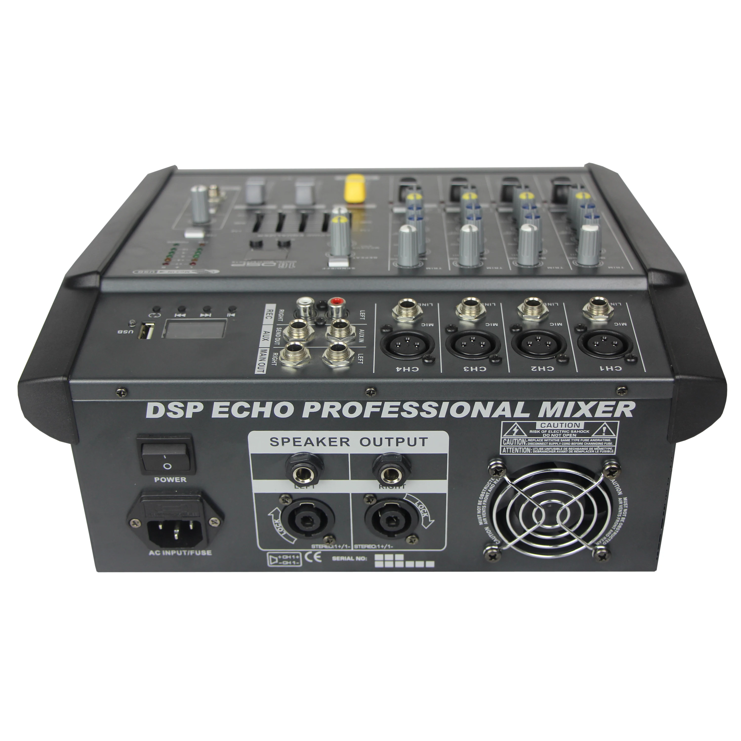 Leicozic MX402 USB миксер мощность 150 Вт x2 4 Ом Bluetooth 4-канальная микшерная консоль + 48 В