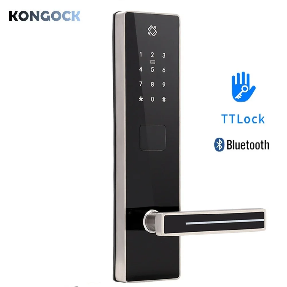 Электронный дверной замок, Bluetooth, TTlock, RFID-карта с цифровым паролем и дистанционным управлением