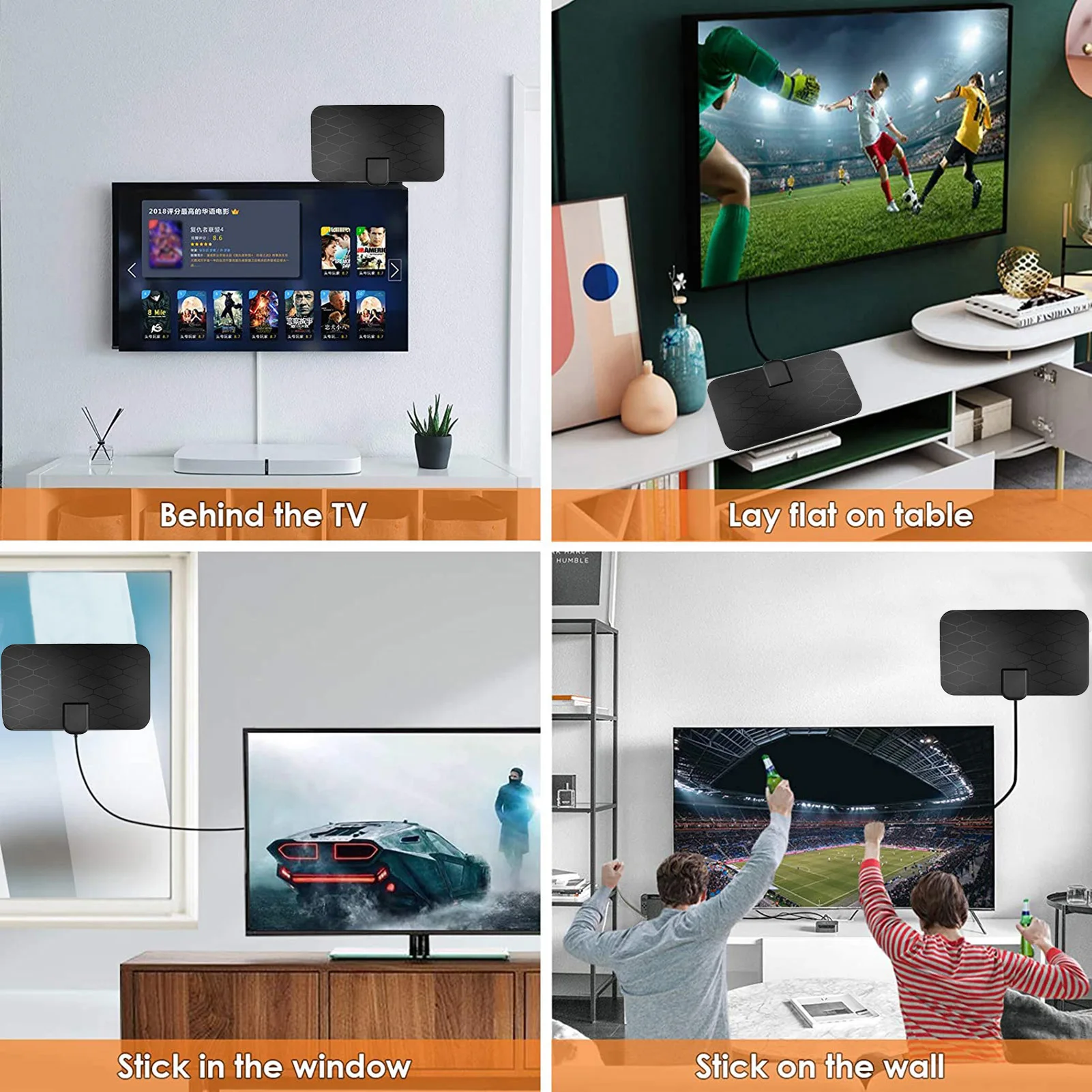 

2021 NEWEST 4K High Definition HDTV Antenna Digital TV Antenna DVB-T2 TV Antenna Unique High-definition Digital HDTV Antenna