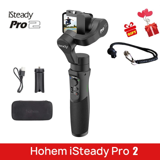 Hohem iSteady Pro 2 3-х позиционный ручной карданный стабилизатор для DJI Osmo Экшн камера GoPro 7 6 экшн-камеры XiaoYi 4K sony RXO Камера PK G6 Эволюция - Цвет: iSteady Pro 2 only