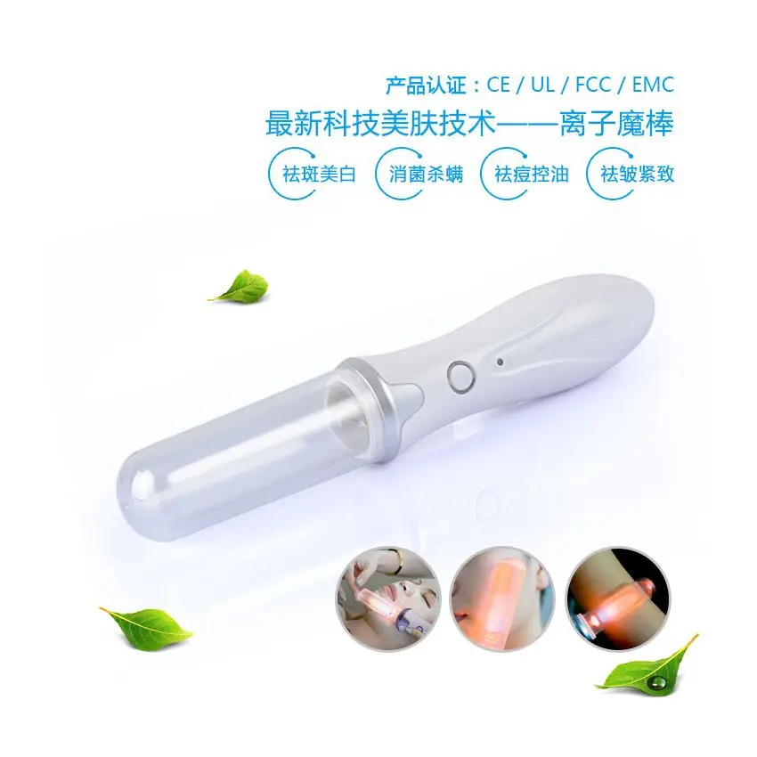 

2021 Hot Selling Negative Ion Import Beauty Introduction Devices Face Lift Firming Massager Facial Machine Plasma Wand