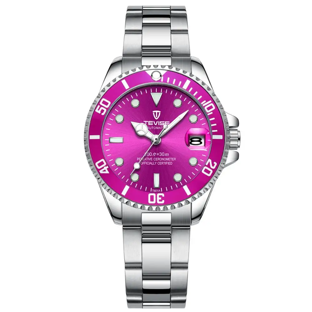 Часы TEVISE Мужские кварцевые повседневные водонепроницаемые наручные из