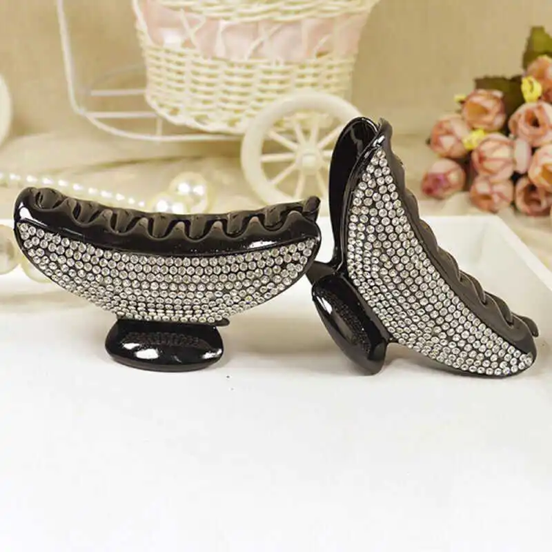

1PC Rhinestone Hair Clips Crab Hair Claw for Girl Hairpins Barrettes Headwear Women Pearl Hair accessories Fashion