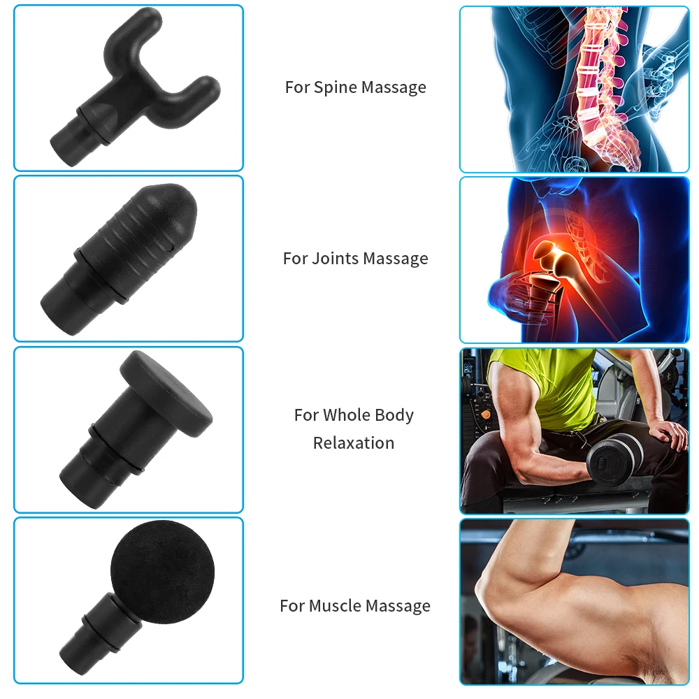 Портативный Массажный пистолет для мышц массажер глубоких тканей
