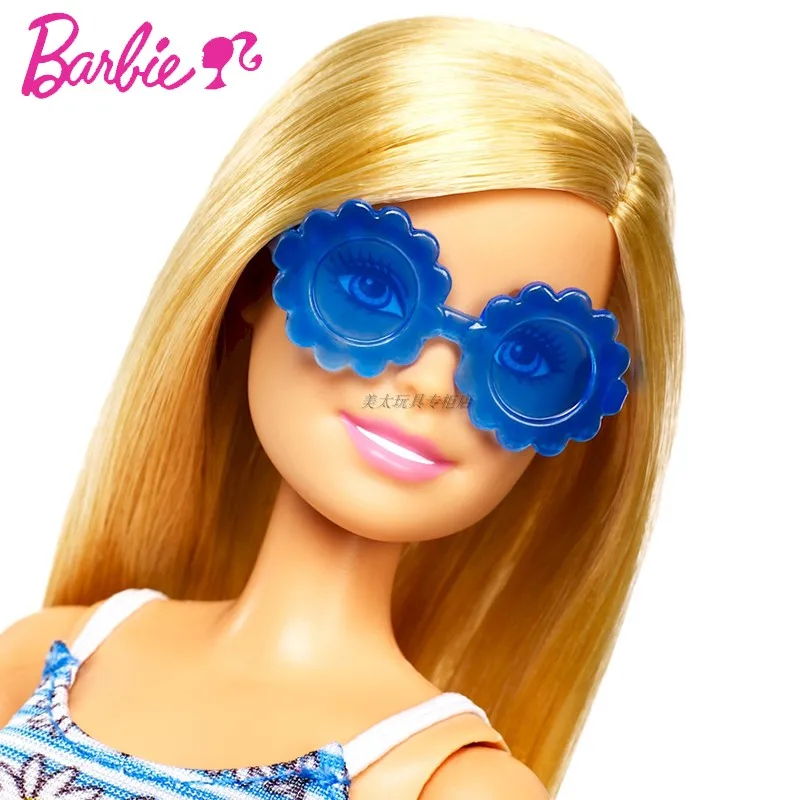 Mattel Подлинная Барби вечерние Тия Модная кукла набор принцесса девушка платье