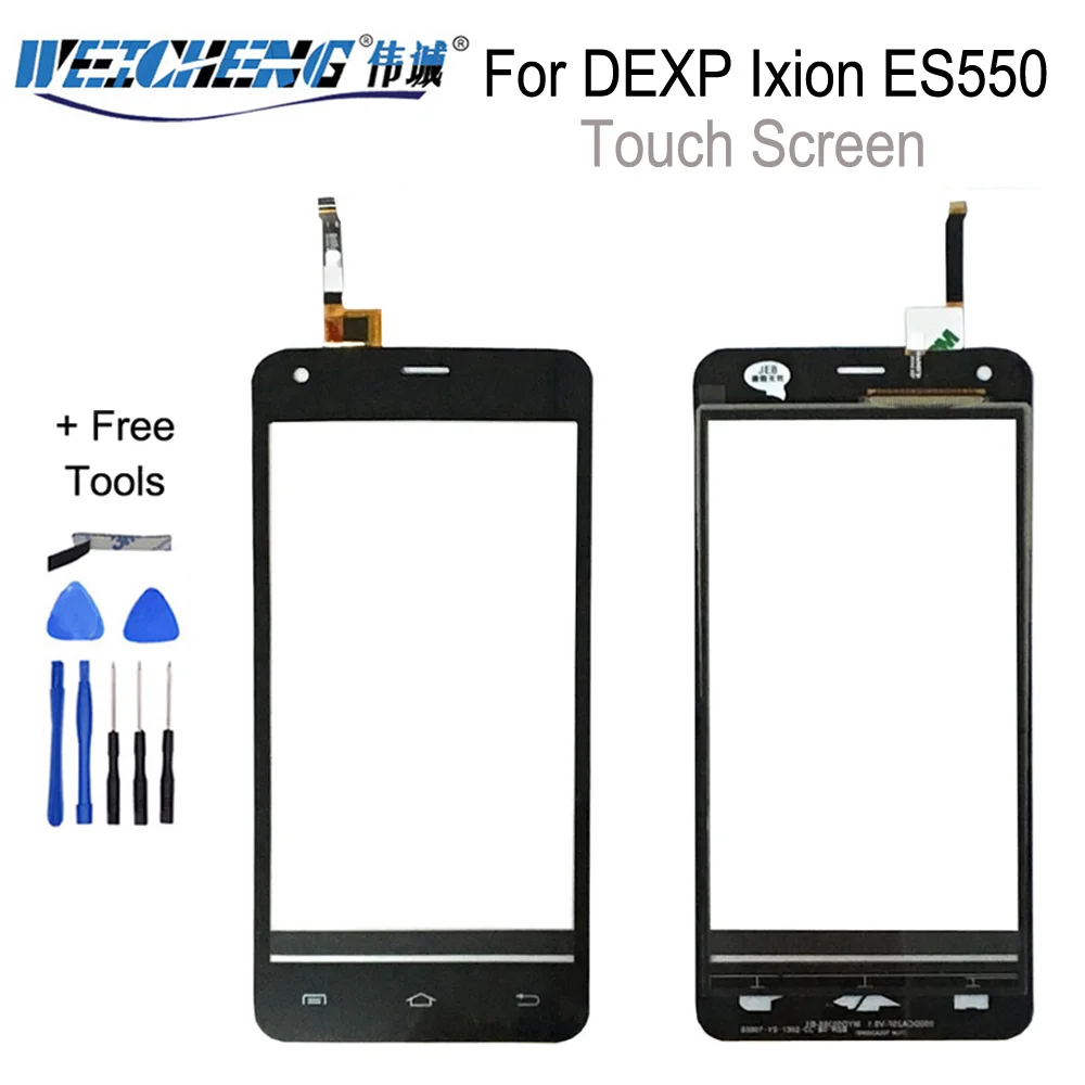 

WEICHENG For DEXP Ixion ES550 Soul 3 Pro Touch Screen Digitizer Front Glass Panel Outer Touchpad For DEXP ES550 Touch screen