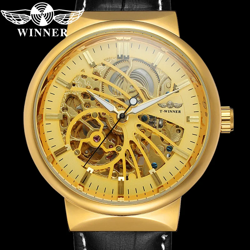 Победитель автоматические механические мужские наручные часы военные