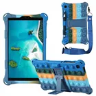 Силиконовый чехол с пузырьками для Samsung Galaxy Tab A7 2020, Женский чехол для планшета T505, T507, A7 lite 8,7, 2021, Женский чехол для планшета T225 с подставкой