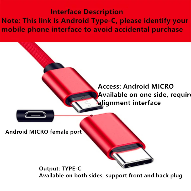 USB адаптер C к Micro OTG кабель Type конвертер для Macbook Samsung Galaxy s8 s9 Huawei p20 pro p10 | Мобильные