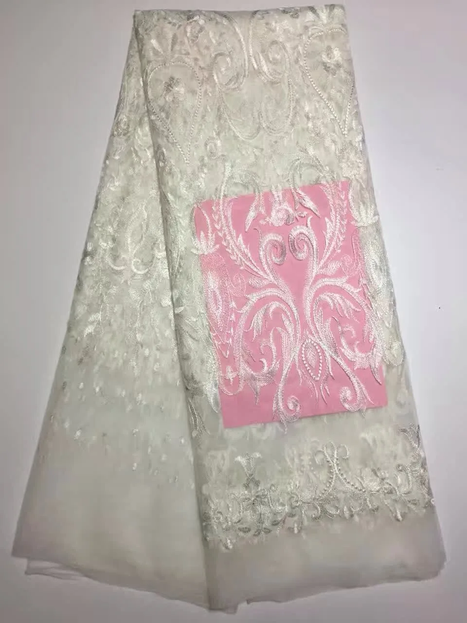 

AMY новый дизайн, Черная кружевная ткань с бусинами, высокое качество, африканский тюль, сетка, кружевная ткань, блестки, нигерийские кружевны...