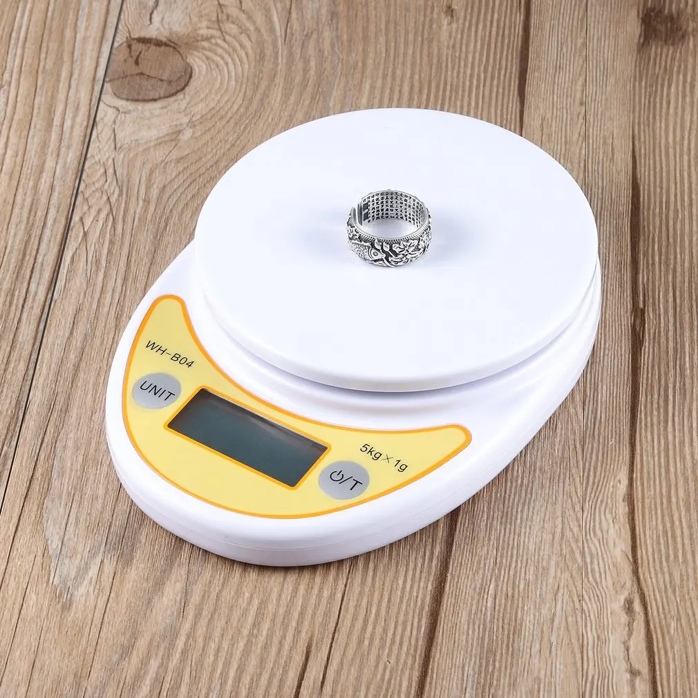 

WH-B04 5kg/1g LCD Display Digital Electronic weight Home Kitchen Scale for Food Balance Weighing scales