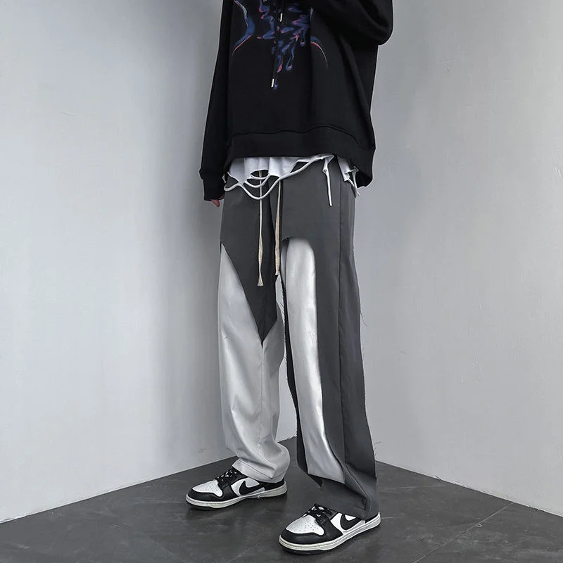 

Женские свободные брюки Hybskr в готическом стиле, уличная модная одежда в стиле хип-хоп, брюки в стиле Харадзюку с эластичным поясом, повседне...