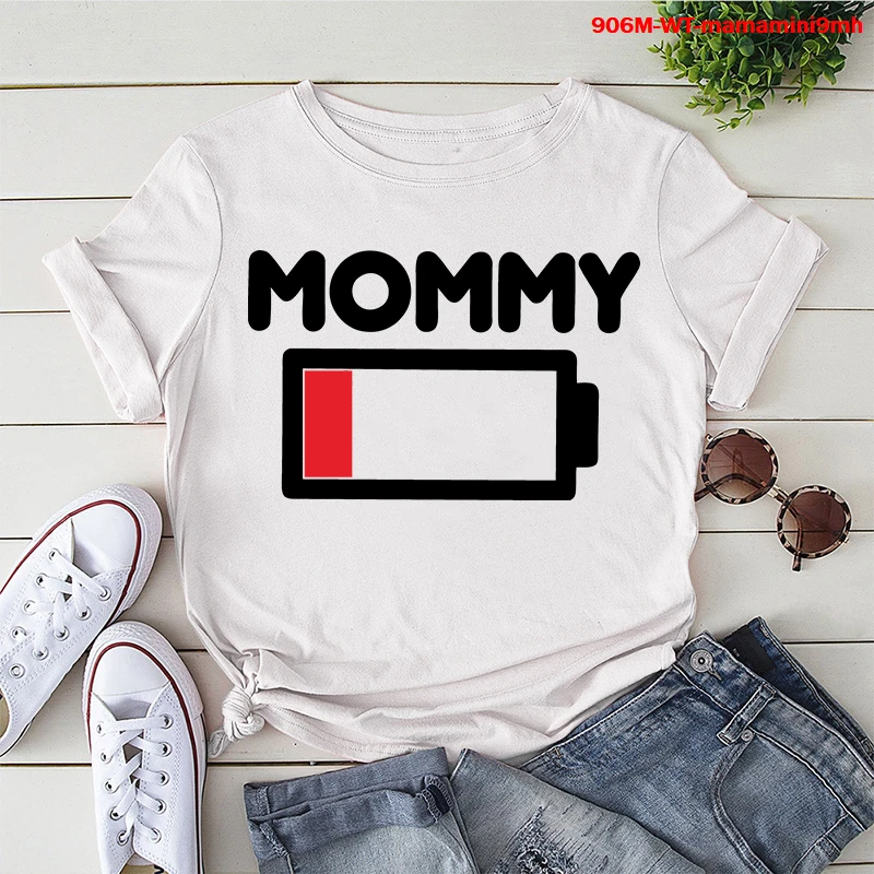 

Mommy and Mini T-shirt Summer Family Matching Outfits Parent-child Letter Print T-shirt Short Sleeve Pullover Graphic T Shirts