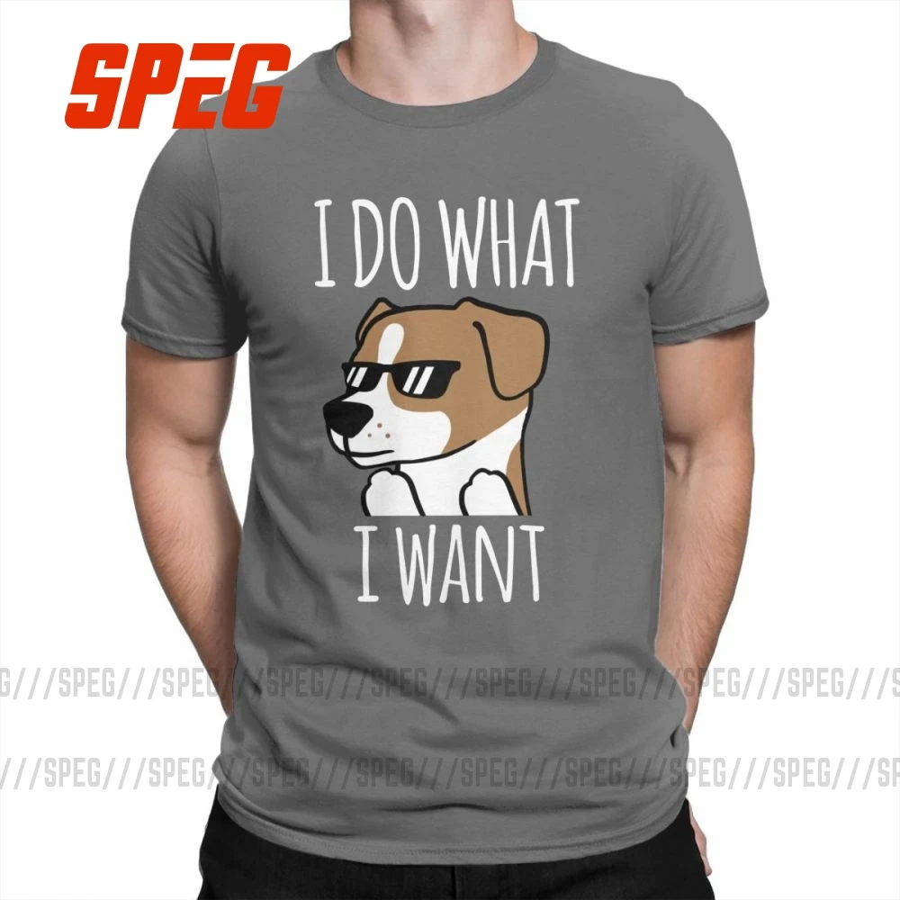 Футболка мужская с забавным принтом я делаю то что хочу футболка Джека Расселла