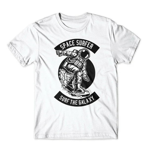 

Space Surfer T-Shirt 100% Cotton Premium Tee New