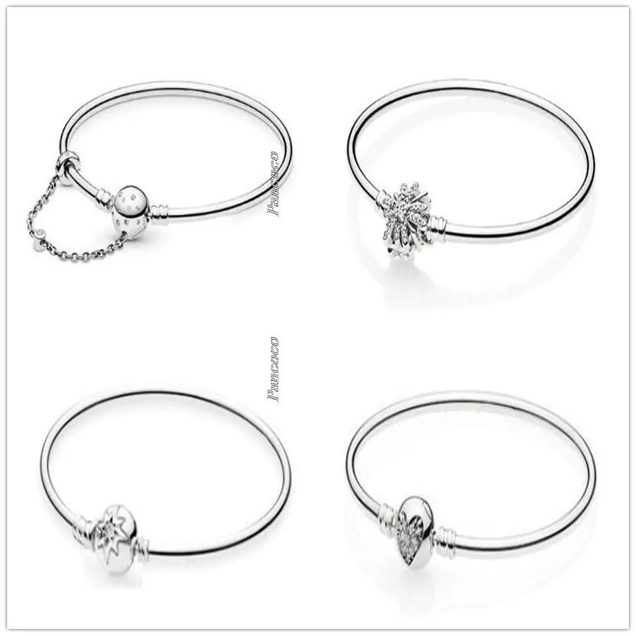 

Authentic 925 Sterling Silver Limited Edition Moments True Uniqueness Bracelet Bangle Fit Women Bead Charm Fashion Jewelry