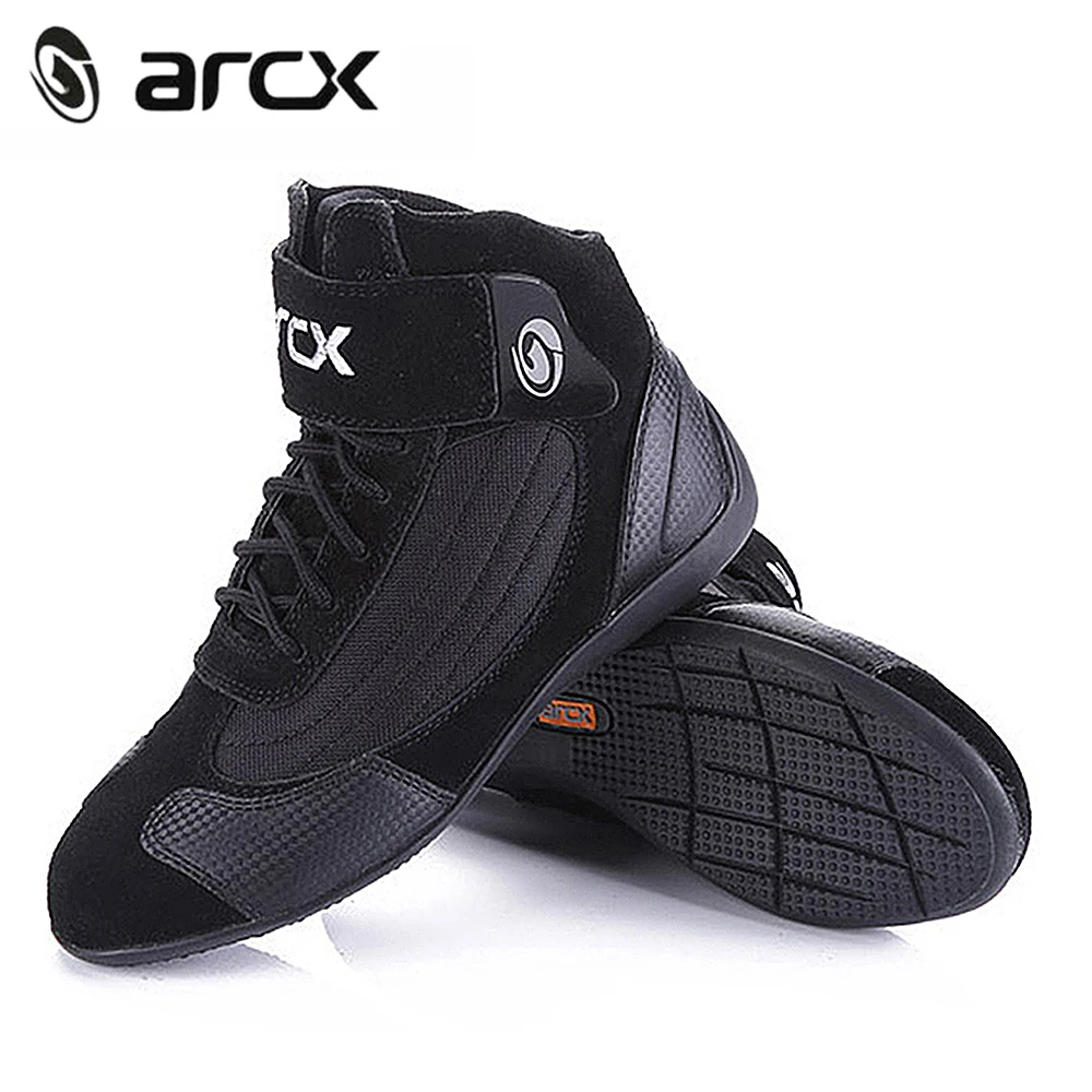 Байкерские кожаные ботинки ARCX защитная обувь для мотокросса и внедорожников