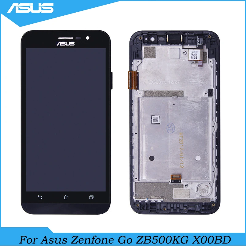 Оригинальный ЖК дисплей для Asus Zenfone Go ZB500KG X00BD кодирующий преобразователь