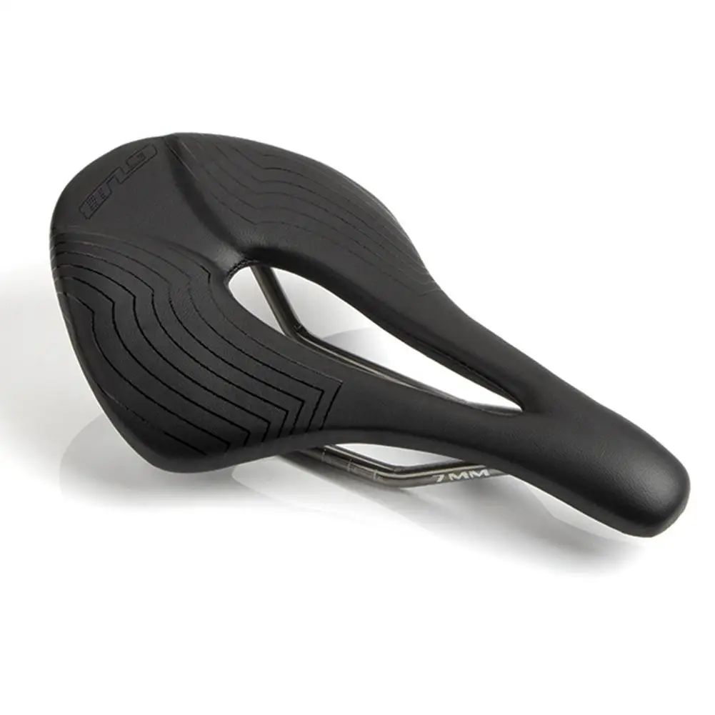 

Bike Hollow Saddle For MTB Road Bike Breathable Titanium Bow Carbon Fiber Cushion
