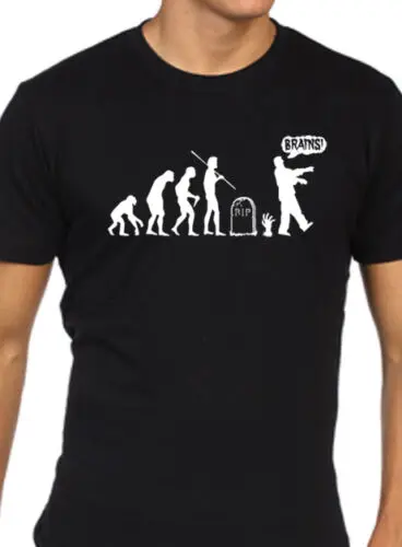 Zombie T Shirt Marrant pour Hommes Evolution |