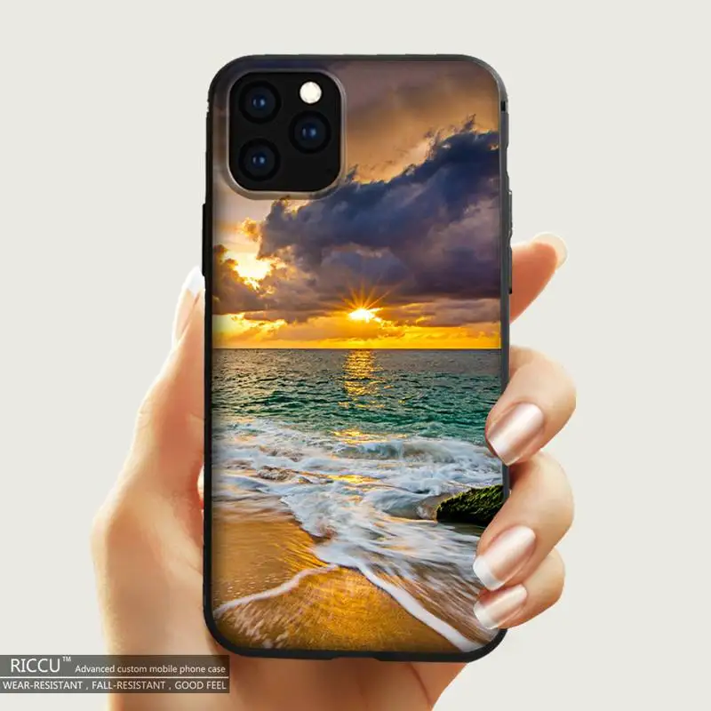 

Summer Beach Hawaii Sea Phone Case For iPhone 11 12 13 Pro mini pro XS MAX 8 7 Plus X 2020 XR 13pro iPhone Covers