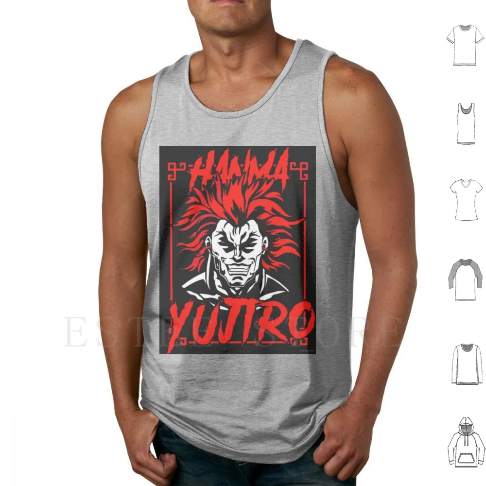 

Baki-Yujiro Hanma Badass Tank Tops Vest Sleeveless Manga Baki Anime Baki The Ogre Yujiro Animates Baki Dou Japan Yujiro