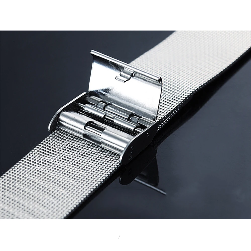 

12mm 14mm 16mm 18mm 20mm 22mm 24mm Milanese Loop Watch Strap Men Women Universal Stainless Steel Metal Wrist Band Bracelet Belt