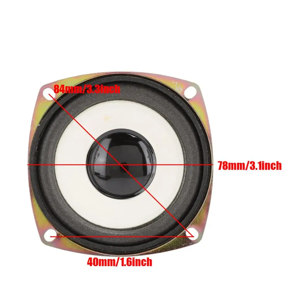 Динамик s 3 дюймовый мини полночастотная аудио громкий 4ohm 5 Вт для мультимедиа