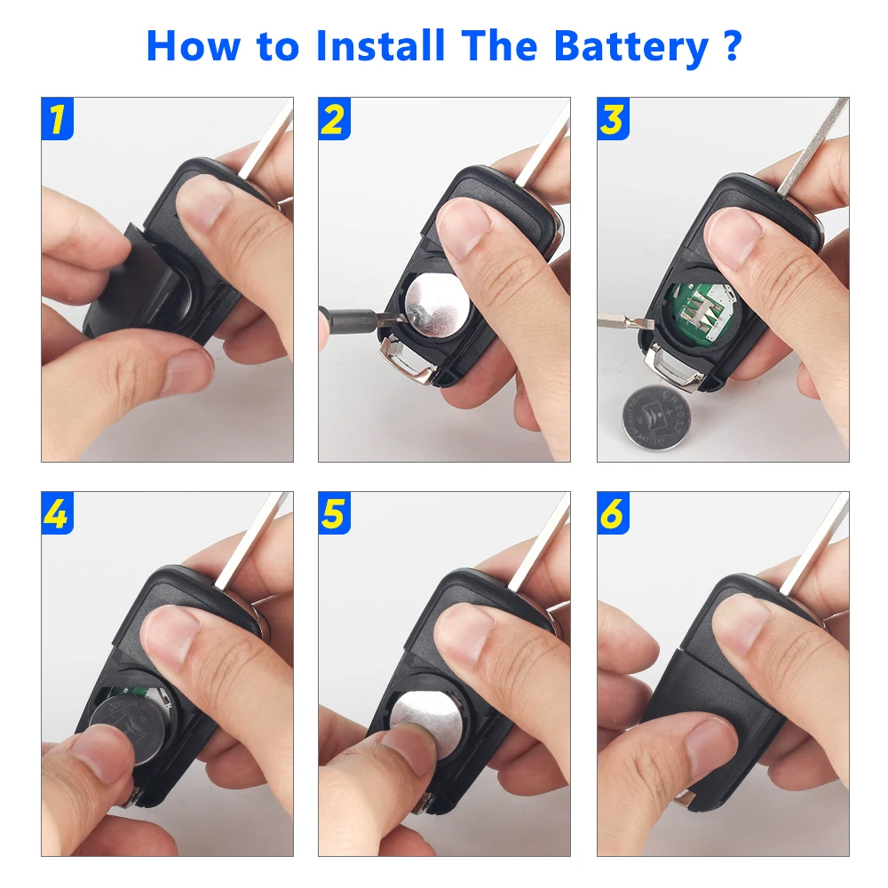 Раскладной корпус KEYYOU для автомобильного ключа дистанционного управления Chevrolet