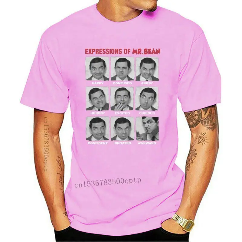 

Teelocity Mr Bean The Expressions of Graphic T-Shirt