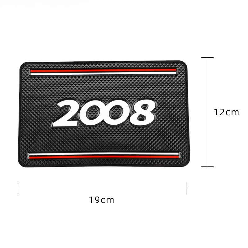 Автомобильный нескользящий коврик липкий для приборной панели держатель Peugeot 206