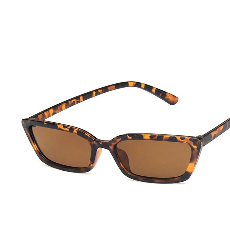 Женские прямоугольные солнцезащитные очки RBRARE винтажные Роскошные зеркальные с