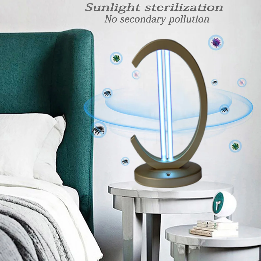 УФ-лампа для дезинфекции пятен 38 Вт Портативная Домашняя УФ-бактерицидная лампа