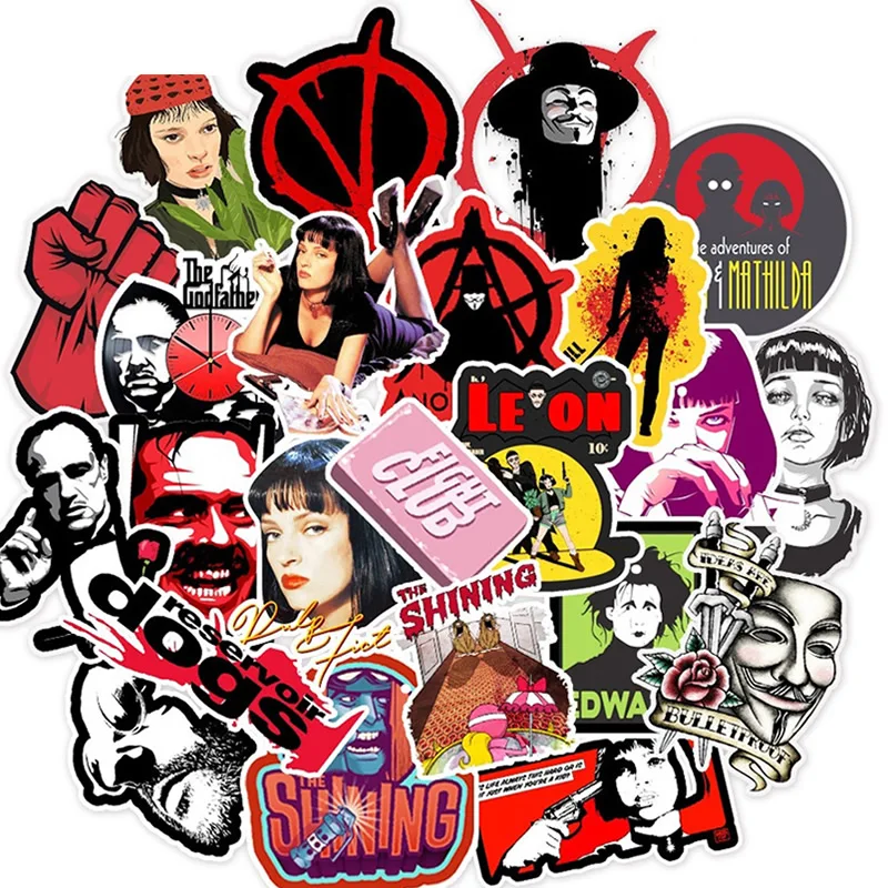 Стикеры с фильмами Убить Билла водонепроницаемые чемодан для скейтборда