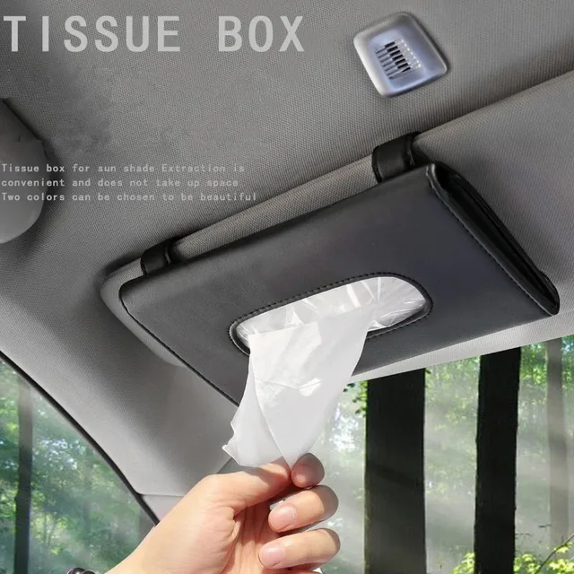 Car Visor Hanging Tissue Box 4