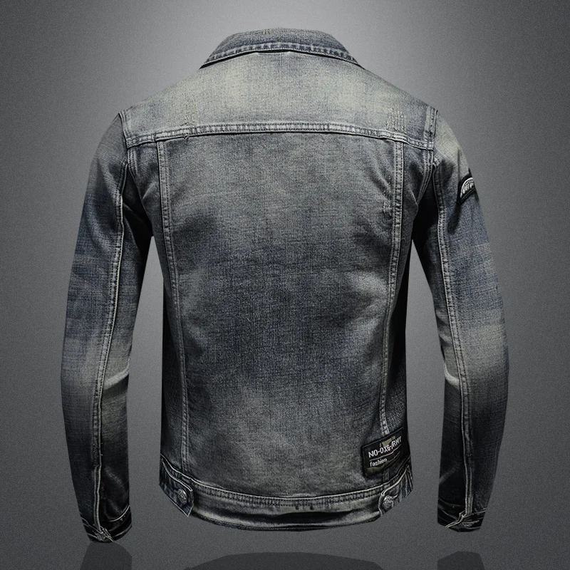 

Men's denim jacket Korean style trend 2020 autumn and winter new tooling denim jacket loose
